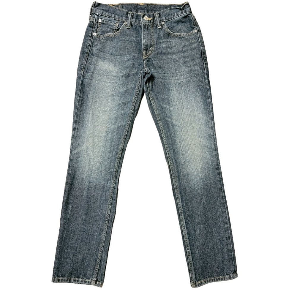 Levis 511 Slim Fit Blue Jeans Mens 29x32 Stretch Denim Dark Wash Casual Work